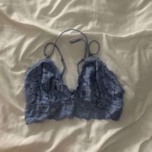 aerie baby blue bra